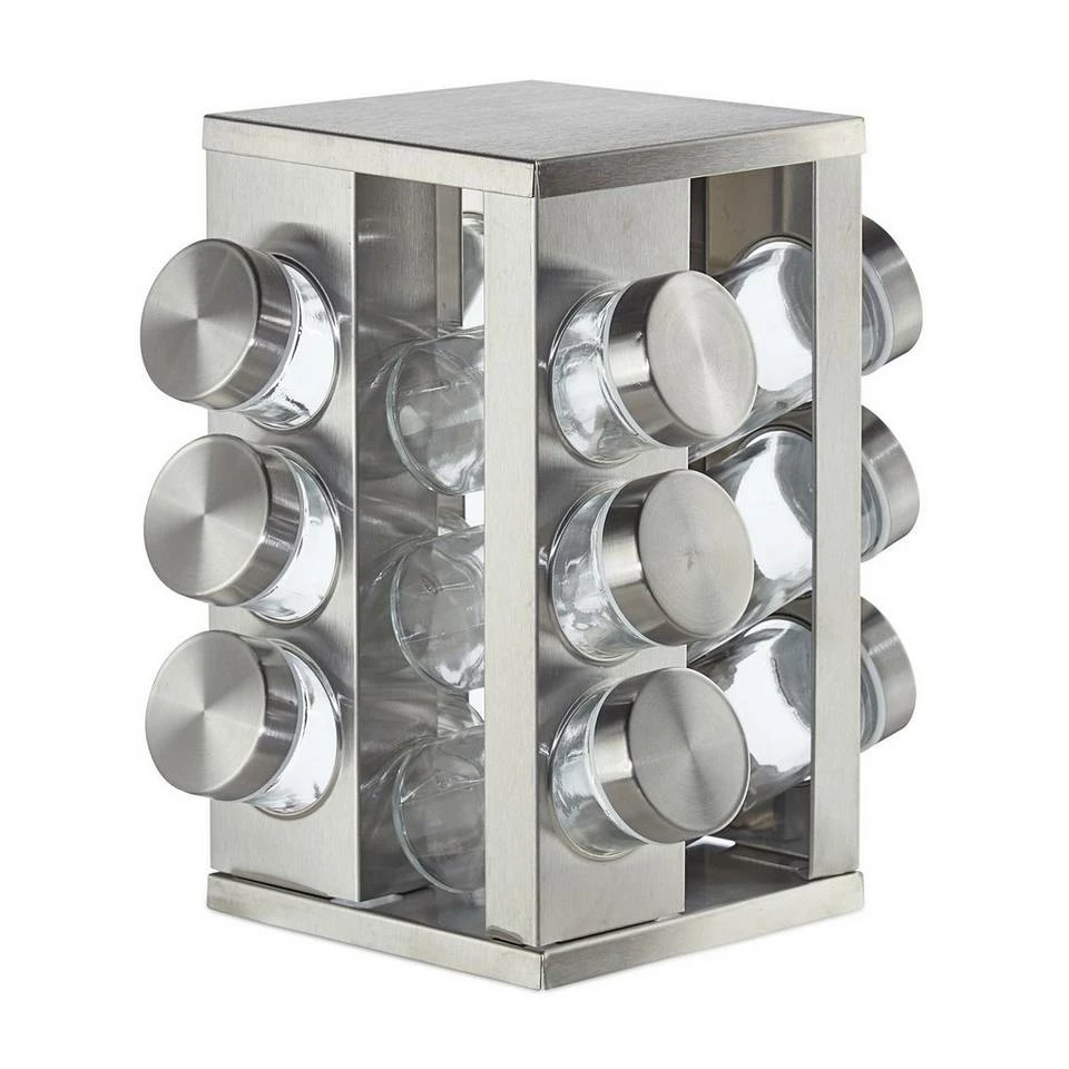 relaxdays Gewürzkarussell »Gewürzkarussell eckig mit 12 Gläsern« 10 relaxdays Gewürzkarussell »Gewürzkarussell eckig mit 12 Gläsern« – Bild 10