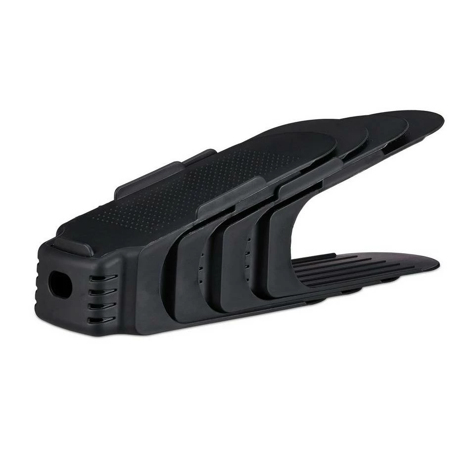 relaxdays Schuhregal »24 x Schuhstapler schwarz« 6 relaxdays Schuhregal »24 x Schuhstapler schwarz« – Bild 6