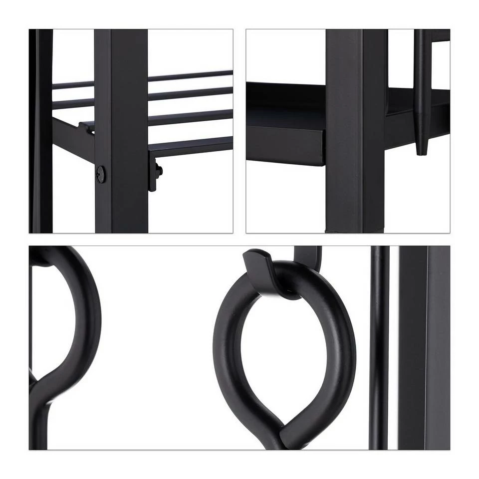 relaxdays Kaminholzregal »Kaminholzregal mit Besteck«, BxTxH:30x46x73 cm 8 relaxdays Kaminholzregal »Kaminholzregal mit Besteck«, BxTxH:30x46x73 cm – Bild 8