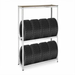 relaxdays Schwerlastregal »Reifenregal für 8 Reifen«