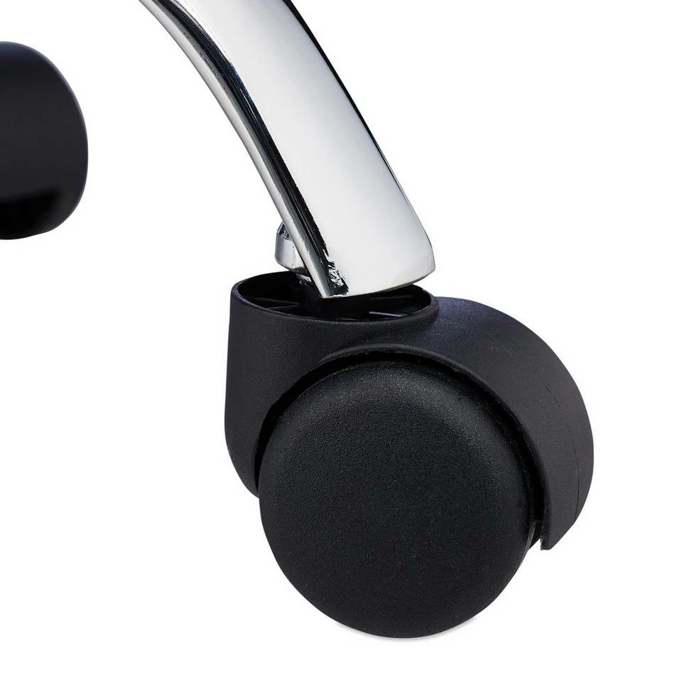 relaxdays Drehstuhl »Bürostuhl mit Netzrücken«, Weiß Grau Silber, Weiß Silber, Schwarz Silber 9 relaxdays Drehstuhl »Bürostuhl mit Netzrücken«, Weiß Grau Silber, Weiß Silber, Schwarz Silber – Bild 9