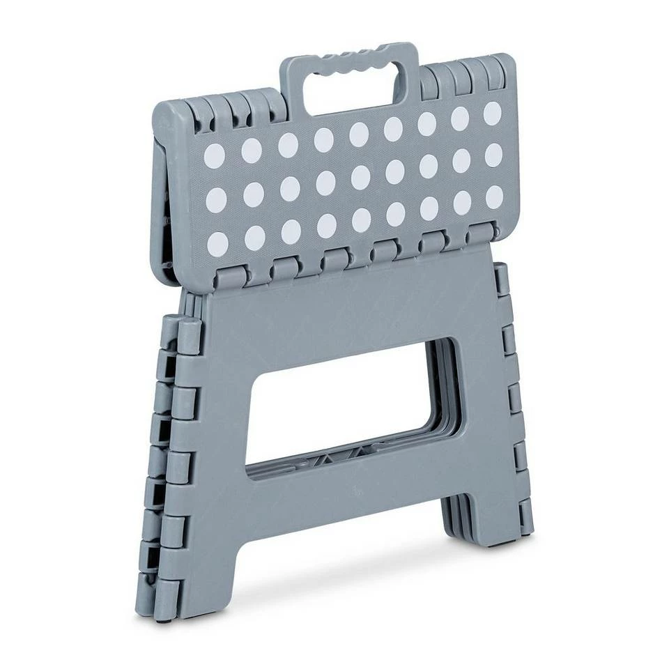 relaxdays Tritthocker »10 x Klapphocker faltbar M hellgrau« 9 relaxdays Tritthocker »10 x Klapphocker faltbar M hellgrau« – Bild 9