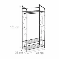 relaxdays Kleiderständer »Kleiderständer Metall« -Deutschland Möbel Verkäufe 2024 a67f560d e9be 5b6a bcfb 2d23f55ec08c