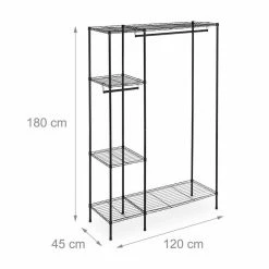 relaxdays Kleiderschrank »Offener Kleiderschrank« -Deutschland Möbel Verkäufe 2024 a77ddba1 a345 547b 8329 a161f720022a