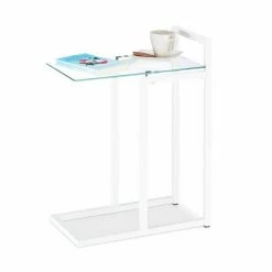 relaxdays Beistelltisch »Edler Beistelltisch aus Metall und Glas«, Schwarz Schwarz Transparent, Weiß Transparent -Deutschland Möbel Verkäufe 2024 a803cc7f cfca 5c76 8fa8 22dc489a122e