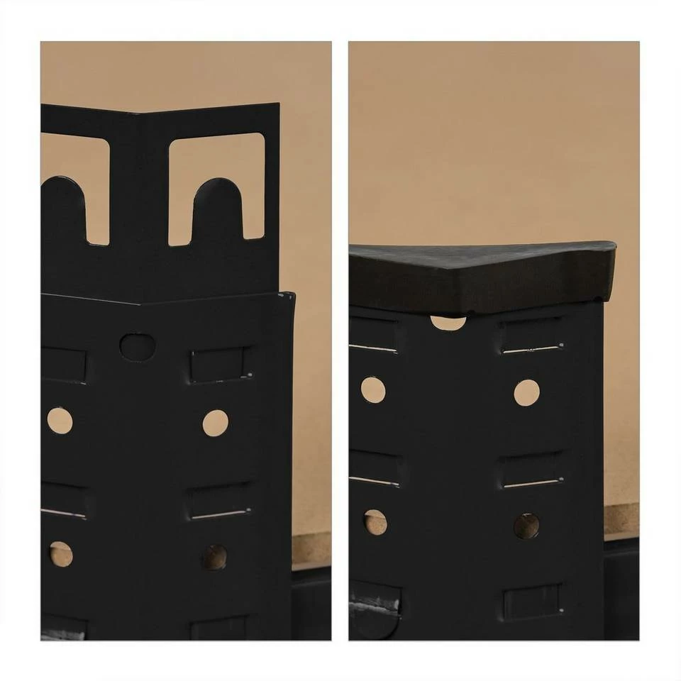 relaxdays Schwerlastregal »Schwarzes Eck Schwerlastregal 5 Ebenen« 9 relaxdays Schwerlastregal »Schwarzes Eck Schwerlastregal 5 Ebenen« – Bild 9