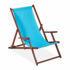 relaxdays Gartenliege »Liegestuhl Holz Stoff«, Hellblau -Deutschland Möbel Verkäufe 2024 a850a9a9 22e3 5ed3 838a fdb2243502b1