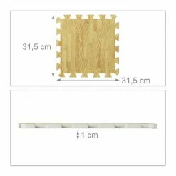 relaxdays Bodenschutzmatte »18 x Bodenschutzmatte Holzoptik natur« -Deutschland Möbel Verkäufe 2024 a8ba08e5 858c 5122 bac6 bb5420914bf3