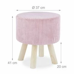 relaxdays Sitzhocker »Samthocker mit Holzbeinen«, Bordeaux -Deutschland Möbel Verkäufe 2024 a945ec93 4aaf 50aa 9ba1 fd81fafcd541