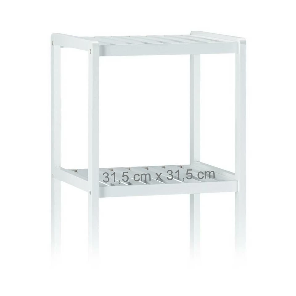 relaxdays Badregal »2 x Bambus Badregal mit 4 Ablageflächen« 3 relaxdays Badregal »2 x Bambus Badregal mit 4 Ablageflächen« – Bild 3