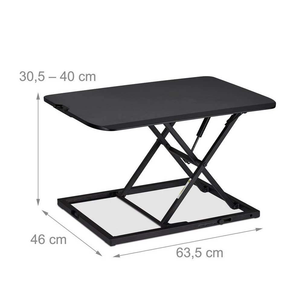 relaxdays Schreibtischaufsatz »Höhenverstellbarer Schreibtischaufsatz« 4 relaxdays Schreibtischaufsatz »Höhenverstellbarer Schreibtischaufsatz« – Bild 4