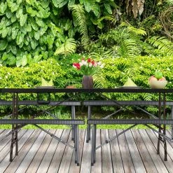relaxdays Gartenbank »Schwarze Bierbank 2er Set« -Deutschland Möbel Verkäufe 2024 ab62e536 60b1 5070 88ed 812a10d55e52
