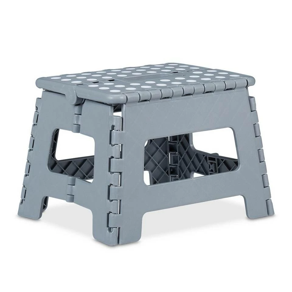 relaxdays Fußhocker »1 x Faltbarer Klapphocker M in Hellgrau« 1 relaxdays Fußhocker »1 x Faltbarer Klapphocker M in Hellgrau«