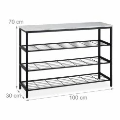 relaxdays Konsolentisch »Konsolentisch mit 4 Ebenen«, Weiß Weiß Schwarz, Braun Schwarz 13 relaxdays Konsolentisch »Konsolentisch mit 4 Ebenen«, Weiß Weiß Schwarz, Braun Schwarz -Deutschland Möbel Verkäufe 2024 abe81d58 7f18 59a7 8f7e 7f3c1c013c8e