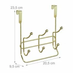 Türgarderobe »2 x Türgarderobe mit 3 Doppelhaken gold«, relaxdays 11 Türgarderobe »2 x Türgarderobe mit 3 Doppelhaken gold«, relaxdays -Deutschland Möbel Verkäufe 2024 ad12ea85 e02e 5b77 8c01 16883385a6a5