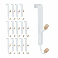 Türhaken »15 x Türhaken doppelt«, relaxdays