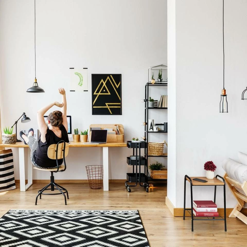 relaxdays Beistelltisch »Beistelltisch Holzoptik & Metall« 3 relaxdays Beistelltisch »Beistelltisch Holzoptik & Metall« – Bild 3