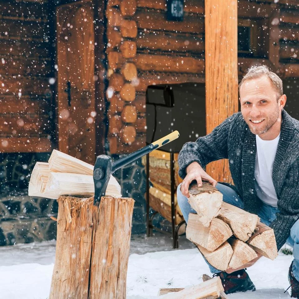 relaxdays Kaminholzregal »Großes Kaminholzregal mit Abdeckung«, BxTxH:38.5x370x122 cm 3 relaxdays Kaminholzregal »Großes Kaminholzregal mit Abdeckung«, BxTxH:38.5x370x122 cm – Bild 3