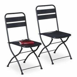 relaxdays Gartenstuhl »Gartenstuhl klappbar 2er Set«