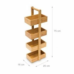 relaxdays Badregal »Bambus Ablageständer mit 4 Fächern« -Deutschland Möbel Verkäufe 2024 af98a0f2 6792 5fd2 9925 87171bfddea3
