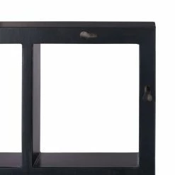 relaxdays Wandregal »Wandregal schwebend mit 7 Fächern«, Schwarz Braun, Hellblau, Lila, Gr&uuml;n -Deutschland Möbel Verkäufe 2024 afd17430 4112 5943 8767 12a56903b8c4