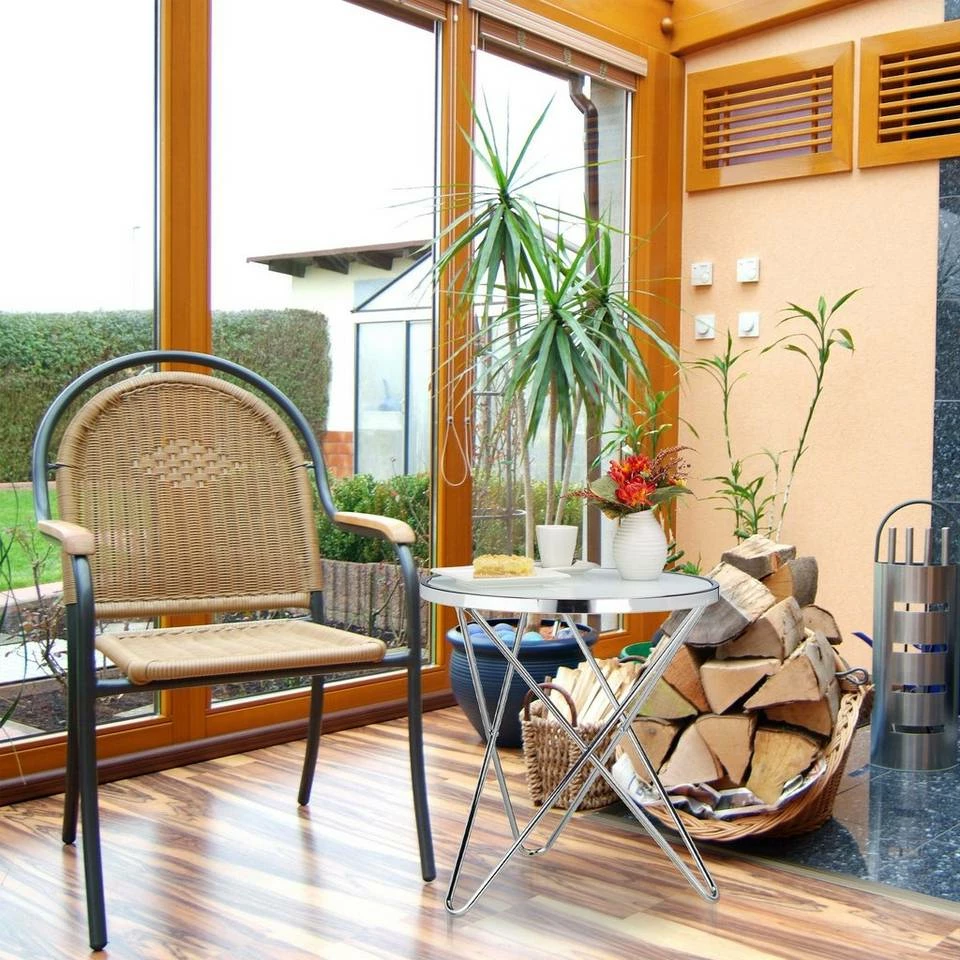 relaxdays Beistelltisch »Beistelltisch Milchglas Medium« 5 relaxdays Beistelltisch »Beistelltisch Milchglas Medium« – Bild 5