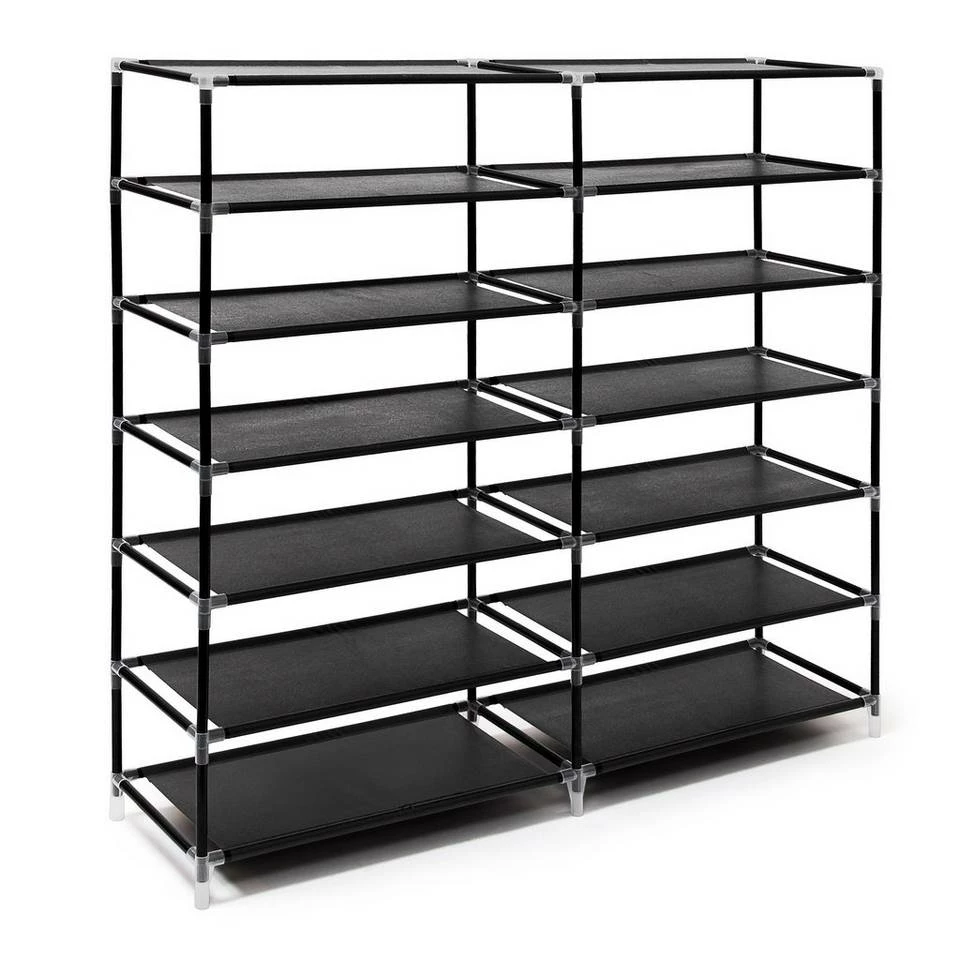 relaxdays Schuhschrank »2 x Schuhschrank VALENTIN breit schwarz« 4 relaxdays Schuhschrank »2 x Schuhschrank VALENTIN breit schwarz« – Bild 4