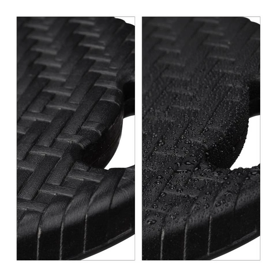 relaxdays Barhocker »Barhocker klappbar BASTIAN«, Schwarz Weiß, Dunkelbraun 7 relaxdays Barhocker »Barhocker klappbar BASTIAN«, Schwarz Weiß, Dunkelbraun – Bild 7