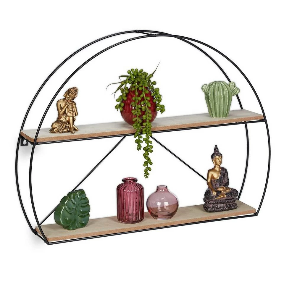 relaxdays Wandregal »Halbrundes Wandregal« 1 relaxdays Wandregal »Halbrundes Wandregal«