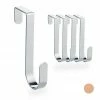 Türhaken »Türhaken 5er Set«, relaxdays, Silber Kupfer