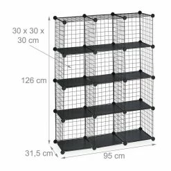 relaxdays Standregal »Steckregal Drahtgitter mit 12 Fächern« -Deutschland Möbel Verkäufe 2024 b499aff5 2e9e 575a b8c1 b58c435ded1a