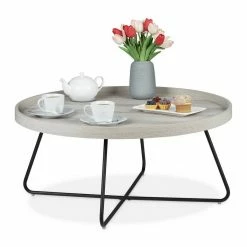 relaxdays Beistelltisch »Runder Beistelltisch grau«, M -Deutschland Möbel Verkäufe 2024 b4fc9a3a c03f 5a59 87fe 281749d1c338