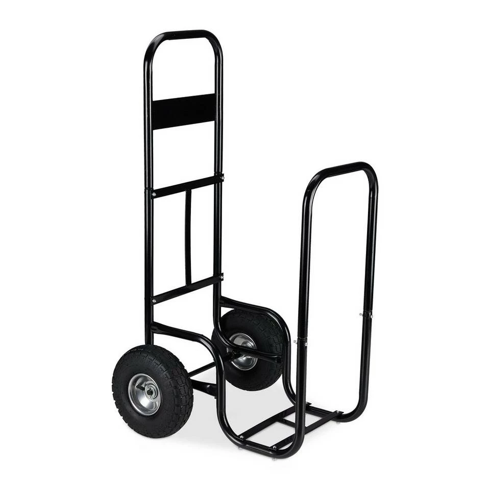 relaxdays Kaminholzregal »Kaminholzwagen mit Luftreifen«, BxTxH:59x52x108.5 cm 9 relaxdays Kaminholzregal »Kaminholzwagen mit Luftreifen«, BxTxH:59x52x108.5 cm – Bild 9