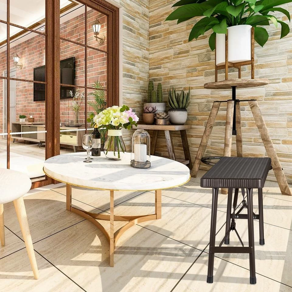 relaxdays Gartenbank »Braune Bierbank 2er Set« 5 relaxdays Gartenbank »Braune Bierbank 2er Set« – Bild 5