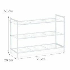 relaxdays Schuhregal »Metall Schuhregal mit 3 Ablagen«, Weiß Weiß, Schwarz 12 relaxdays Schuhregal »Metall Schuhregal mit 3 Ablagen«, Weiß Weiß, Schwarz -Deutschland Möbel Verkäufe 2024 b90e5830 1833 5327 b248 58d5a8c3d533