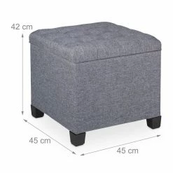 relaxdays Sitzhocker »Gepolsterter Sitzhocker in Grau« 12 relaxdays Sitzhocker »Gepolsterter Sitzhocker in Grau« -Deutschland Möbel Verkäufe 2024 b96ae977 50a9 555b a3cd 1b3c57b17e9a