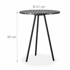 relaxdays Beistelltisch »Beistelltisch Mosaik«, Schwarz-Weiss Schwarz Dunkelblau Braun, Schwarz Gold Dunkelblau, Weiß Silber, Schwarz Silber -Deutschland Möbel Verkäufe 2024 b98c57ef 375f 5189 ab4f 2b56b51f8d79