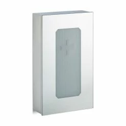 relaxdays Medizinschrank »Medizinschrank Edelstahl«