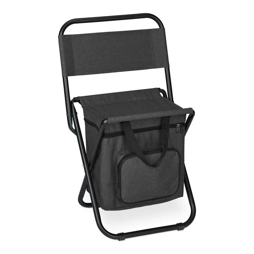 relaxdays Campinghocker »Schwarzer Campinghocker mit Lehne« 9 relaxdays Campinghocker »Schwarzer Campinghocker mit Lehne« – Bild 9