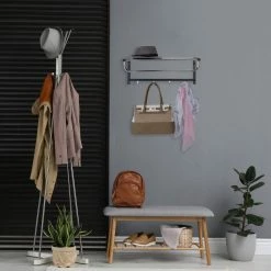 relaxdays Wandgarderobe »Wandgarderobe mit Ablage« -Deutschland Möbel Verkäufe 2024 bac3c046 2819 54f6 95d9 ee71d2ae34a2