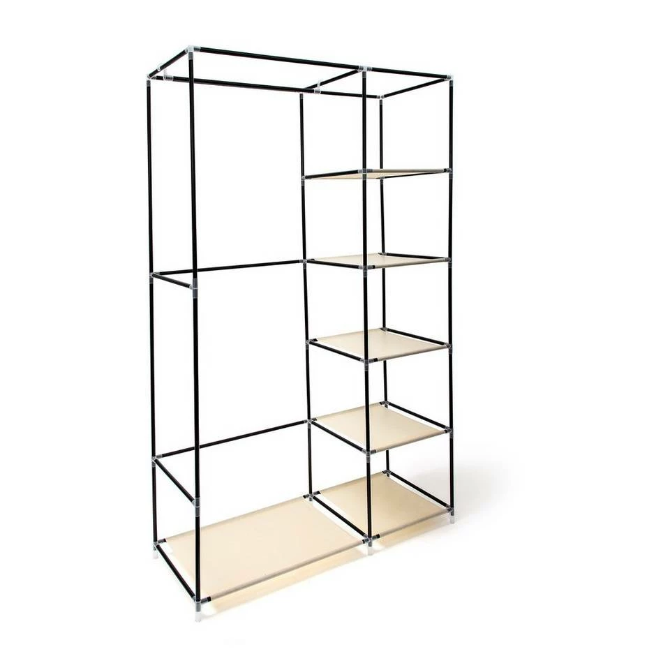 relaxdays Kleiderschrank »3 x Stoffschrank Kleiderstange beige« 11 relaxdays Kleiderschrank »3 x Stoffschrank Kleiderstange beige« – Bild 11