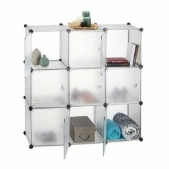 relaxdays Steckregal »Steckregal Kunststoff 9 Fächer«, Schwarz Wei&szlig; Transparent Silber, Transparent Schwarz Silber, Schwarz Transparent Silber -Deutschland Möbel Verkäufe 2024 bb4404f4 d12c 5963 bc62 657b6faad32b