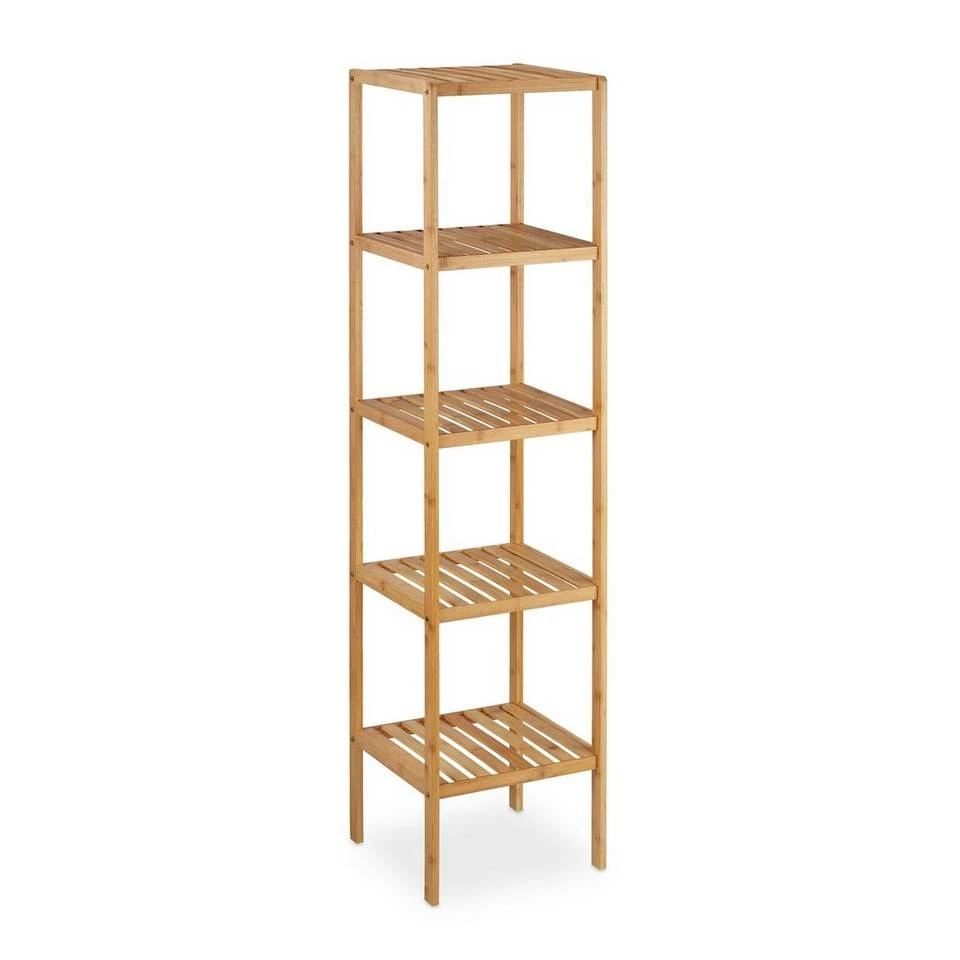 relaxdays Badmöbel-Set »Badregal Bambus mit 5 Ablagen« 9 relaxdays Badmöbel-Set »Badregal Bambus mit 5 Ablagen« – Bild 9