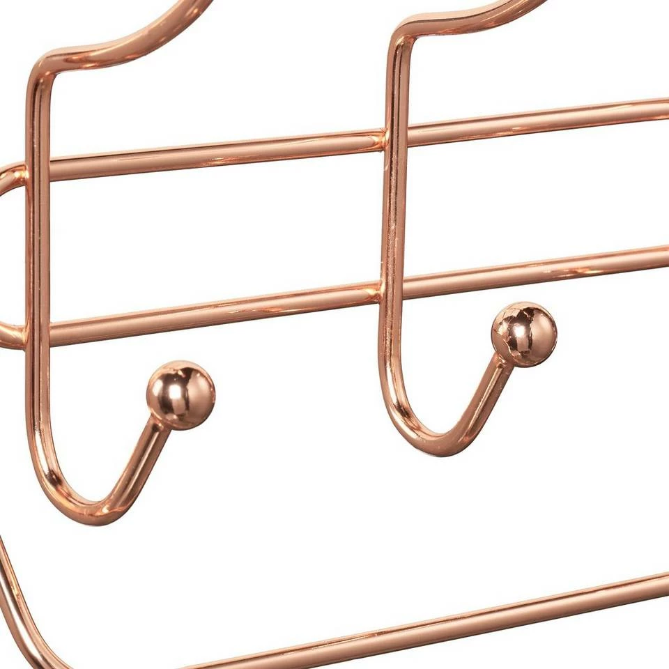 Türgarderobe »4 x Türgarderobe 3 Doppelhaken kupfer«, relaxdays 7 Türgarderobe »4 x Türgarderobe 3 Doppelhaken kupfer«, relaxdays – Bild 7