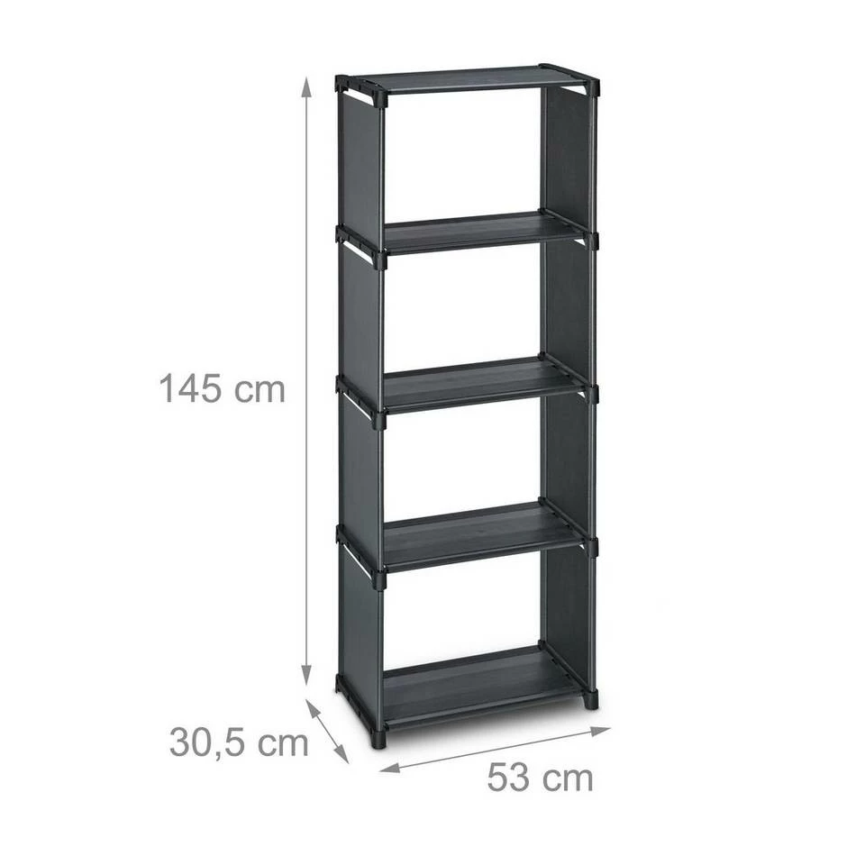 relaxdays Standregal »Standregal Stoff 4 Fächer« 4 relaxdays Standregal »Standregal Stoff 4 Fächer« – Bild 4