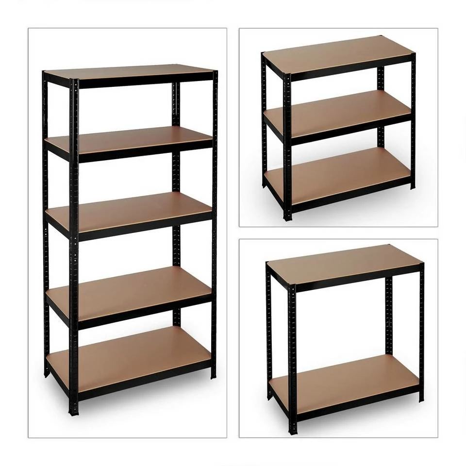 relaxdays Schwerlastregal »Schwerlastregal schwarz« 6 relaxdays Schwerlastregal »Schwerlastregal schwarz« – Bild 6