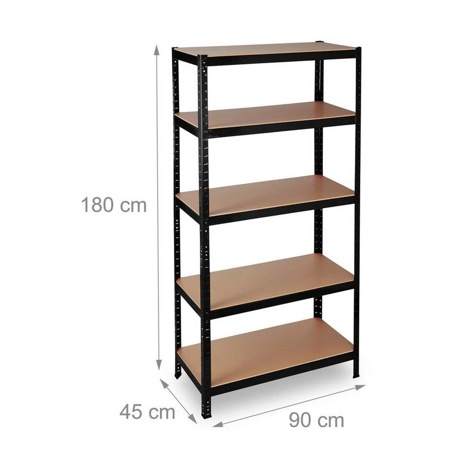 relaxdays Schwerlastregal »Schwerlastregal 1325 kg schwarz« 4 relaxdays Schwerlastregal »Schwerlastregal 1325 kg schwarz« – Bild 4