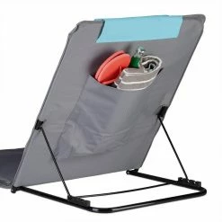 relaxdays Gartenliege »Strandmatte mit Sonnenschirm«, Grau -Deutschland Möbel Verkäufe 2024 bdb03577 6189 56ea ba09 09a54e9d4055