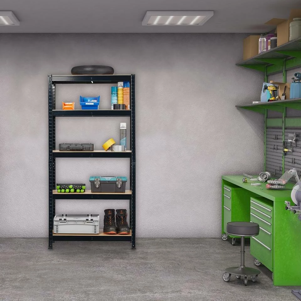 relaxdays Schwerlastregal »Schwarzes Schwerlastregal 875 kg« 2 relaxdays Schwerlastregal »Schwarzes Schwerlastregal 875 kg« – Bild 2