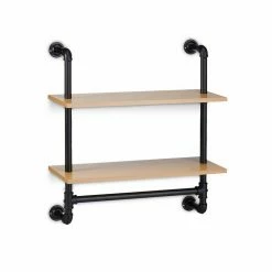 relaxdays Wandregal »2 x Wandregal Industrie Look 2 Ablagen« -Deutschland Möbel Verkäufe 2024 c3701482 f1bb 597d 822e ee3ca73261d1